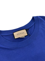 Gucci Mirror Logo Tee Blue