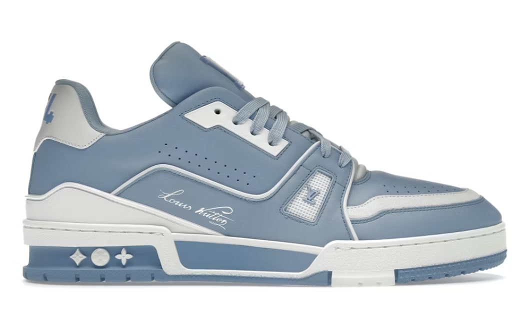 Louis Vuitton LV Trainer #54 Light Blue White