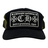 Chrome Hearts CH Hollywood Trucker Hat Black/Camo