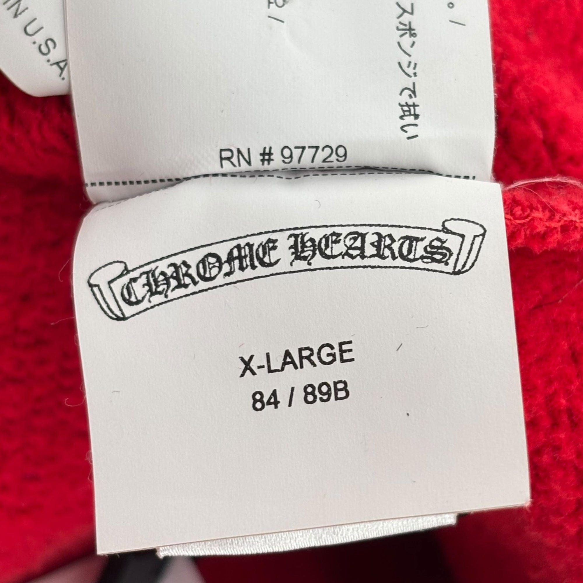 Chrome Hearts Triple Cross Sweatshorts Red