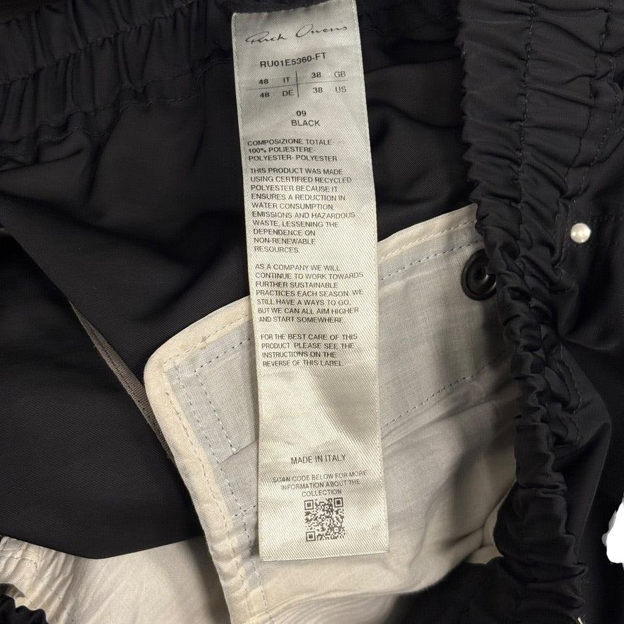 Rick Owens Nylon Cargobela Shorts Black