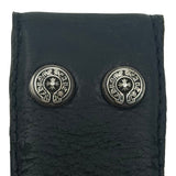 Chrome Hearts Studded Circle Belt Black