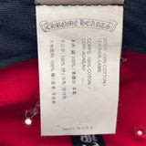 Chrome Hearts Cross Patch Baseball Hat Red