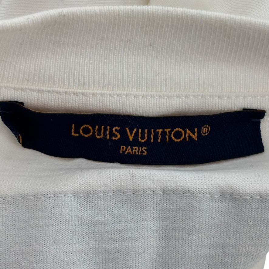 Louis Vuitton White 1854 Embroidered T-Shirt