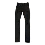 Amiri Black Skinny Jeans Black Leg Patch