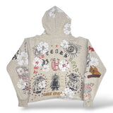 Saint Mxxxxxx x Denim Tears Graffiti Hoodie Grey
