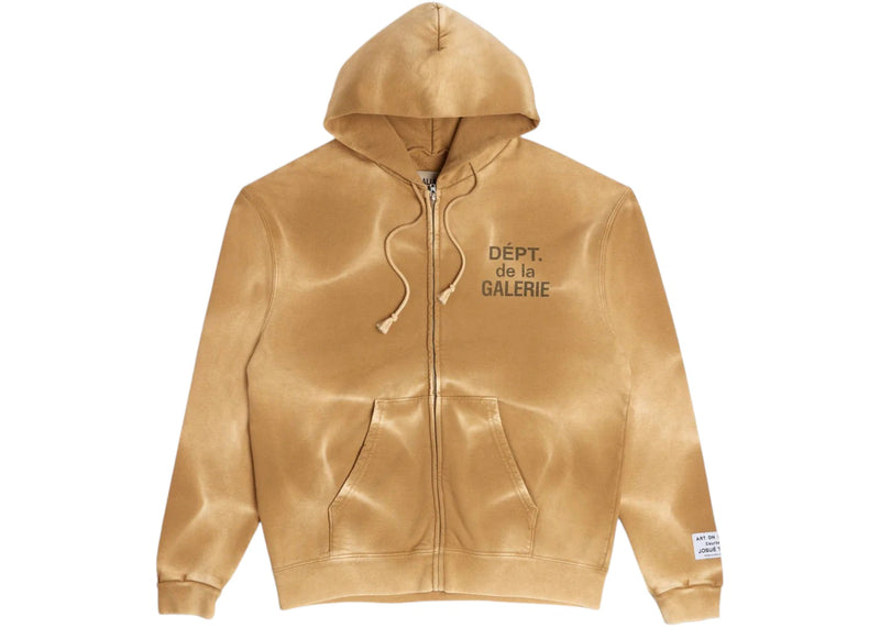 Gallery Dept. French Zip Hoodie Tan
