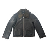 ERD Shearling Leather Jacket Black