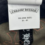 Chrome Hearts Cross Patch Camo Orange Baseball Hat