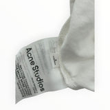 Acne Studios Logo Relaxed Tee Dusty White Beige