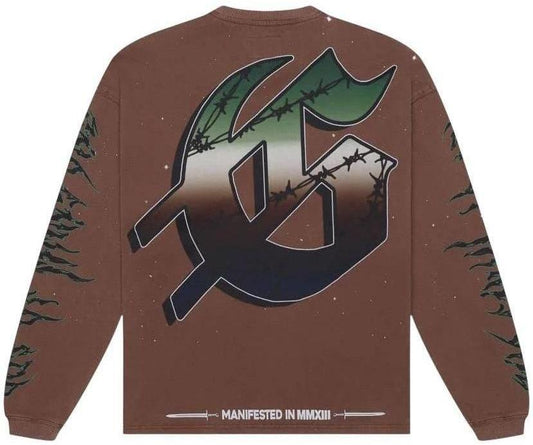 Godspeed Airstrike Longsleeve Tee "Brown"