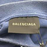 Balenciaga Political Campaign Large Fit T-Shirt Pacific Blue/White