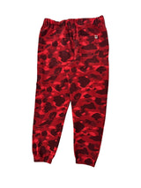 BAPE Color Camo Sweat Pants (FW21) Red