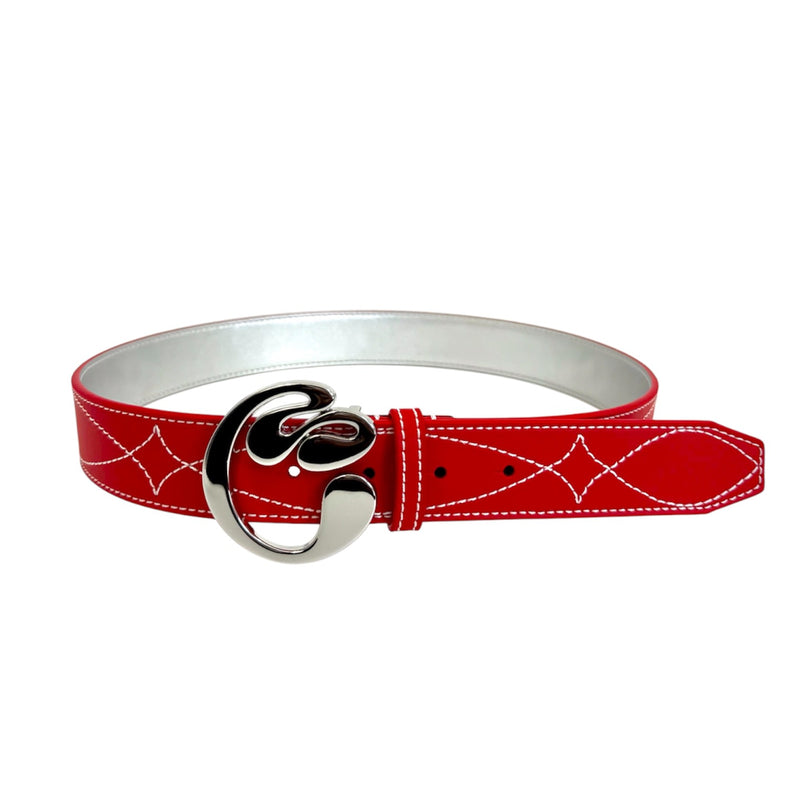 Coup Cherry Western Belt