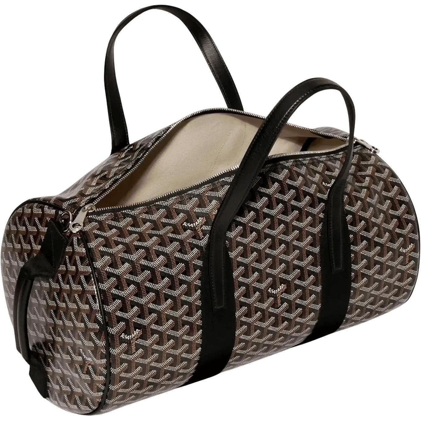 Goyard Barrel 40 Duffle Bag Black