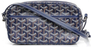Goyard Cap Vert Crossbody Goyardine Navy Blue