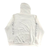 Chrome Hearts Vertical Logo Hoodie White & Silver