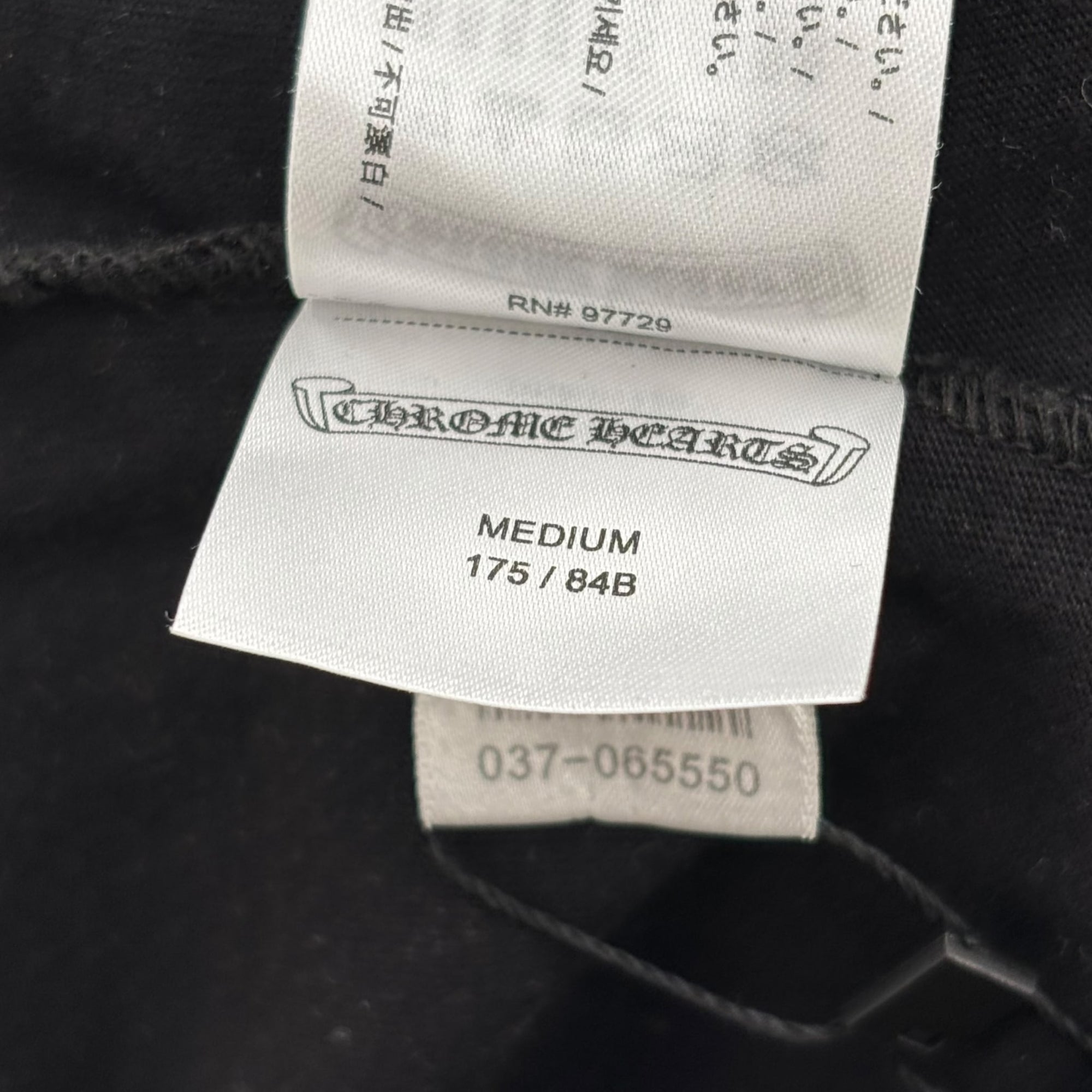 Chrome Hearts 1988 Neck Logo Long Sleeve T-shirt Black/Blue