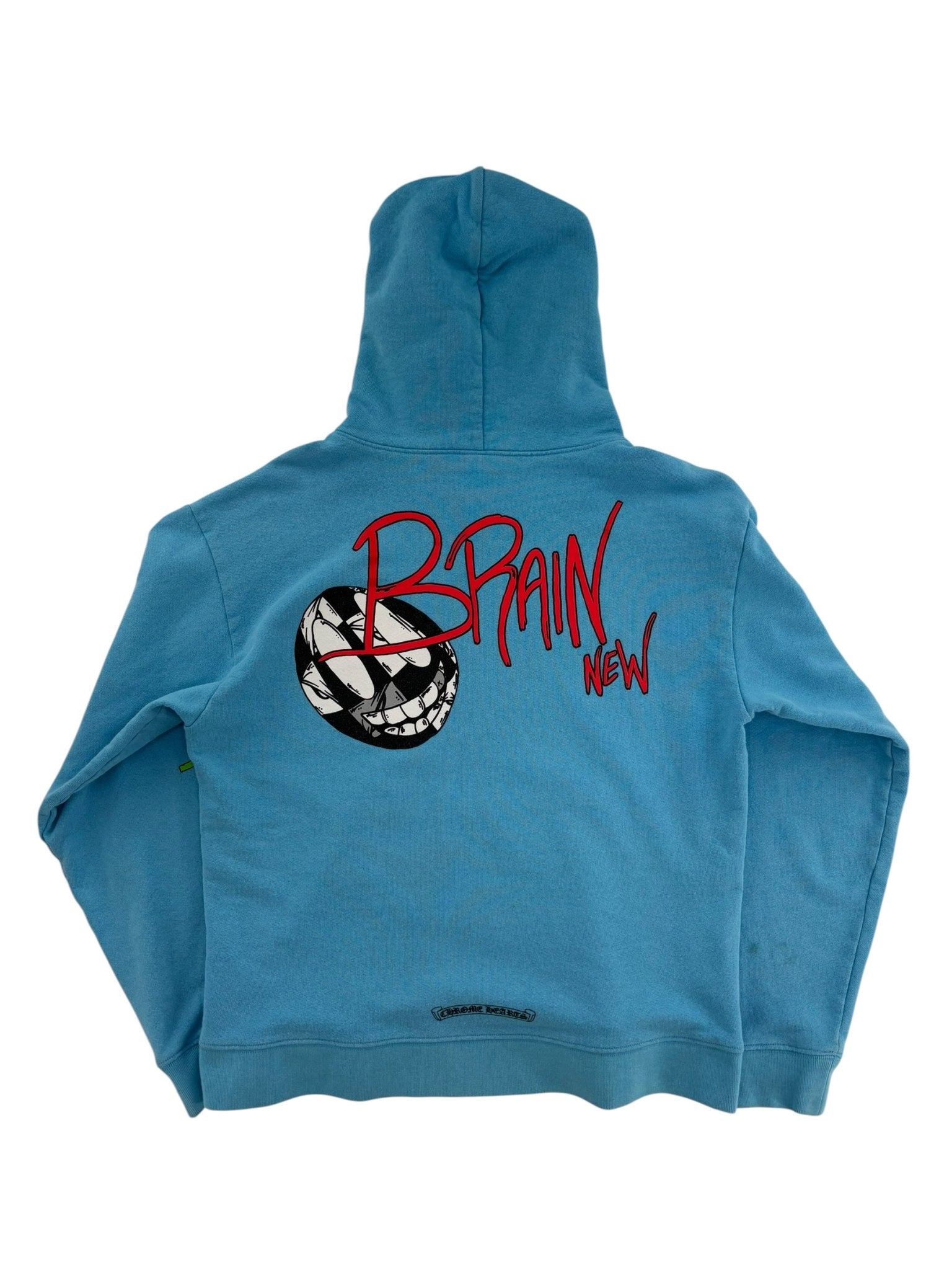 Chrome Hearts Matty Boy Brain Hoodie Blue