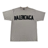Balenciaga Tape Logo Shirt White