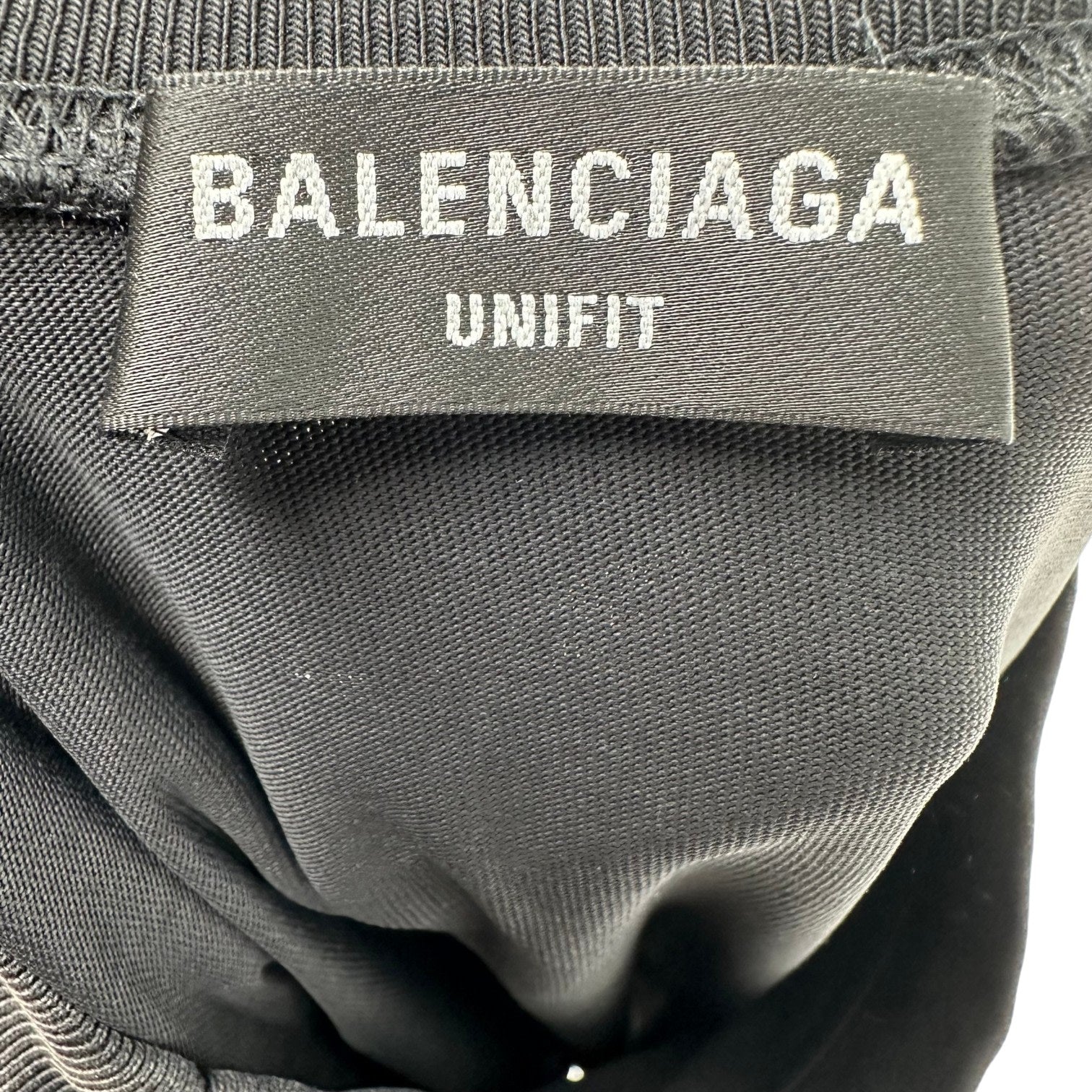 Balenciaga Flame Jersey Vintage Tee Black
