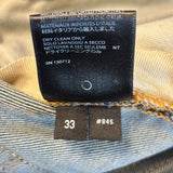 Amiri Broken Denim Jeans Deep Classic