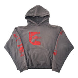 ERD Lips Lock Hoodie Grey