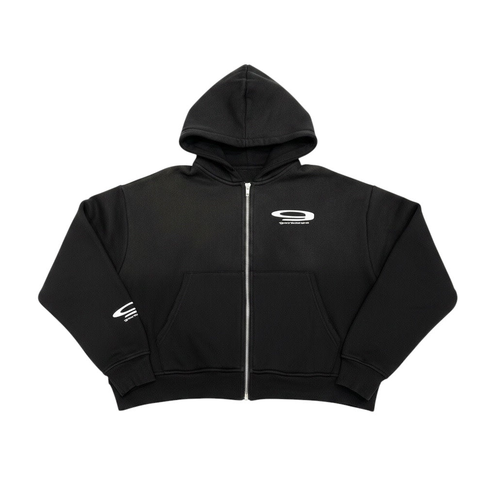 Garciago Hoodie Black White
