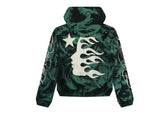 Hellstar Marble Paradise Hoodie Green
