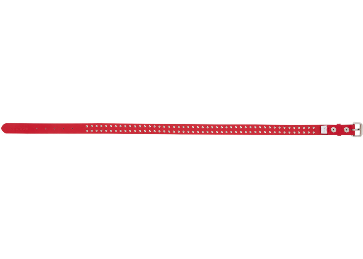 Supreme Studded Leather Belt (SS26) Red