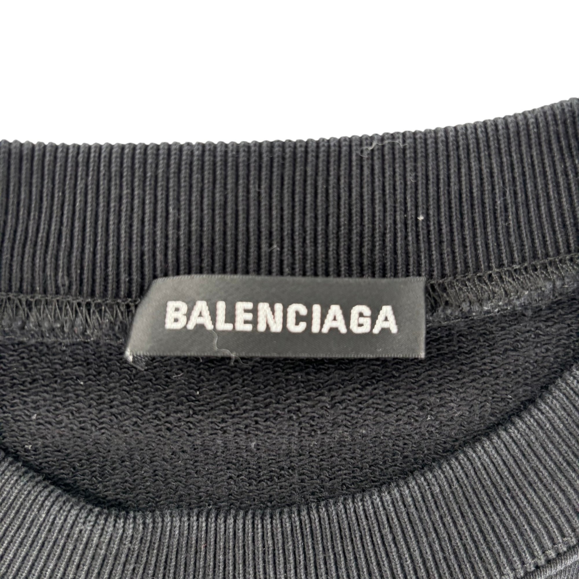 Balenciaga Political Campaign Crewneck Black/White/Red