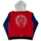 Chrome Hearts Matty Boy Chomper Hoodie Red White Blue