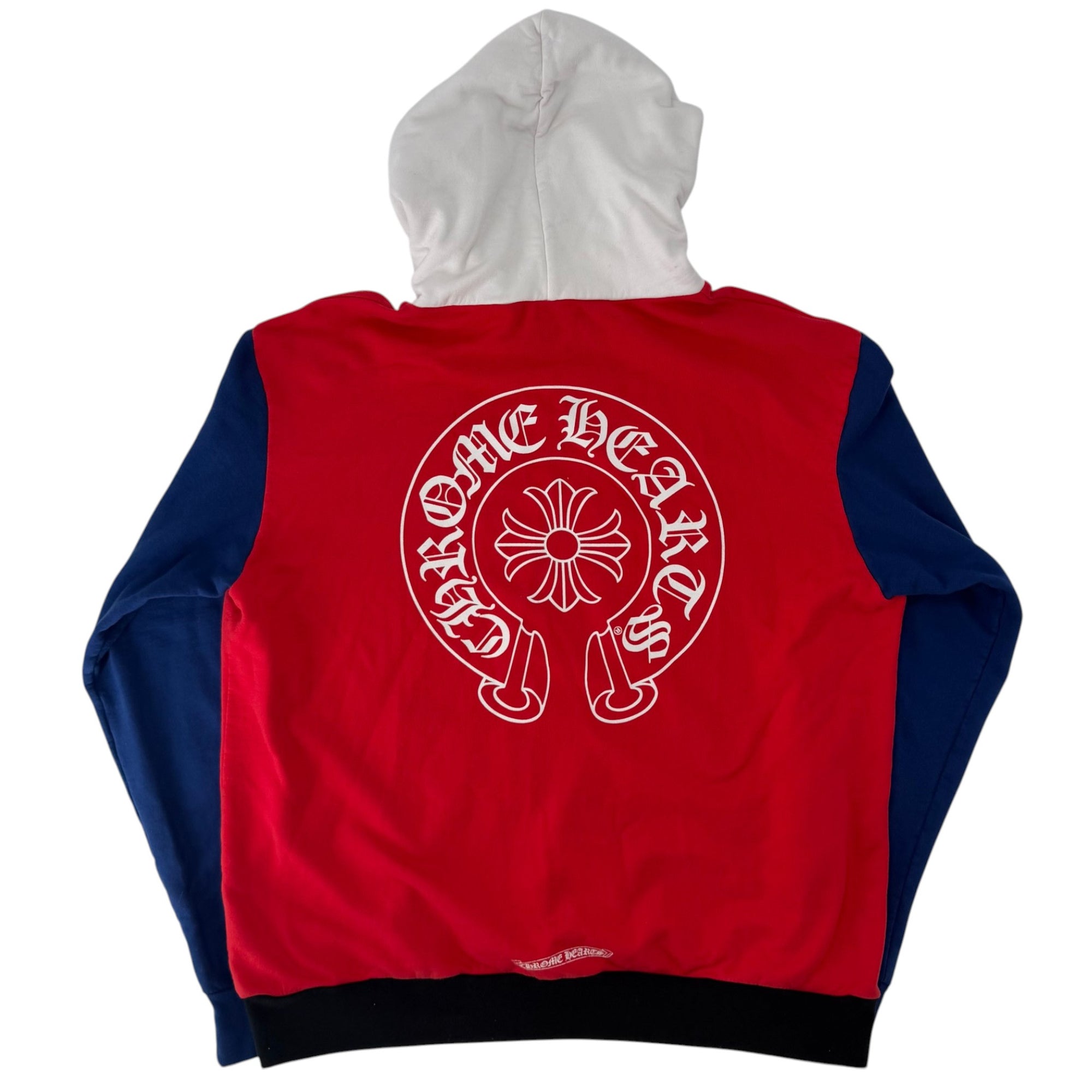 Chrome Hearts Matty Boy Chomper Hoodie Red White Blue