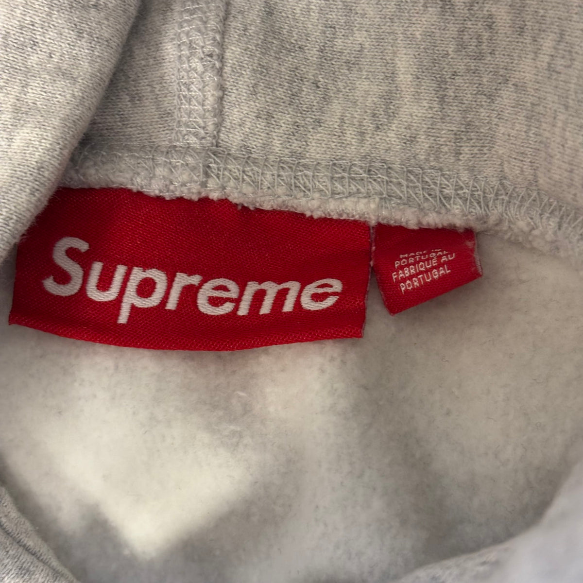 Supreme Collegiate Sleeve Hooded Sweatshirt Ash Grey