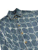 Louis Vuitton Barb Wire Monogram Denim Shirt
