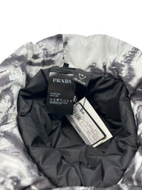 Prada Puffer Snow Camo Bucket Hat