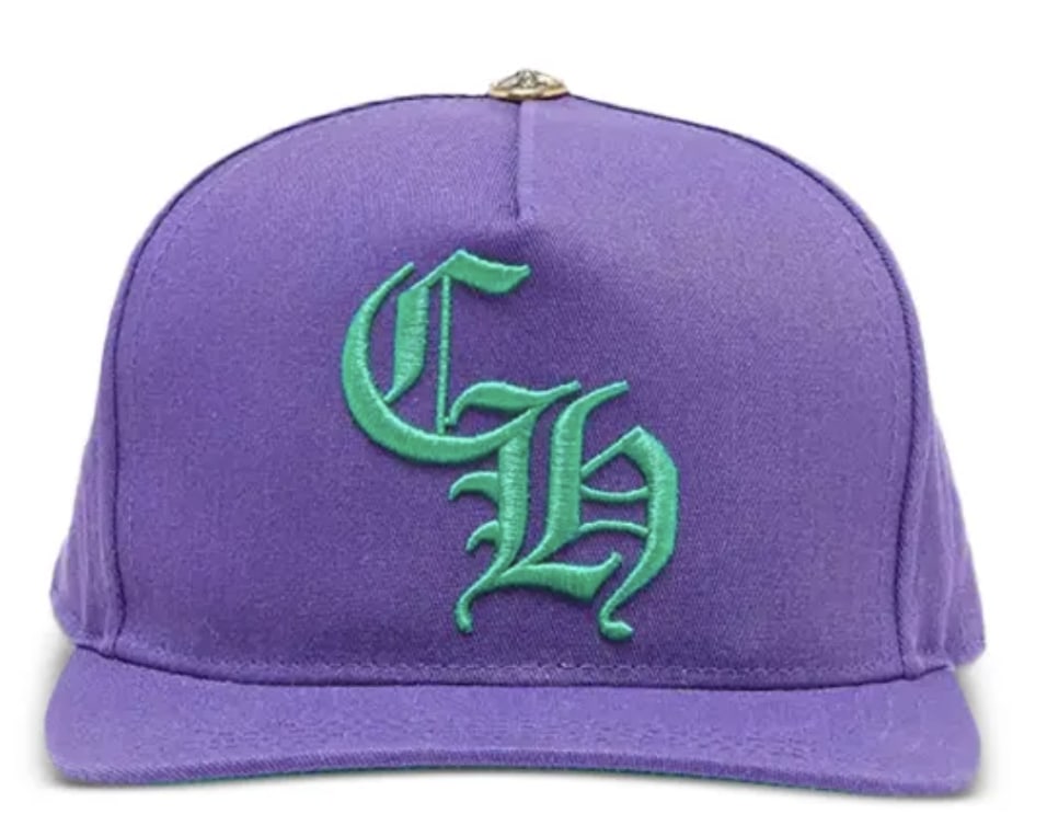 Chrome Hearts CH Baseball Hat Purple