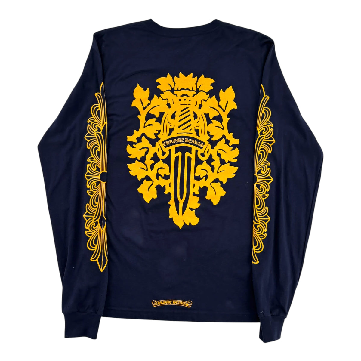 Chrome Hearts Dagger Longsleeve Blue & yellow