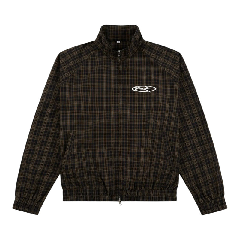 Boredom Kills Lounge Plaid Track Jacket Black
