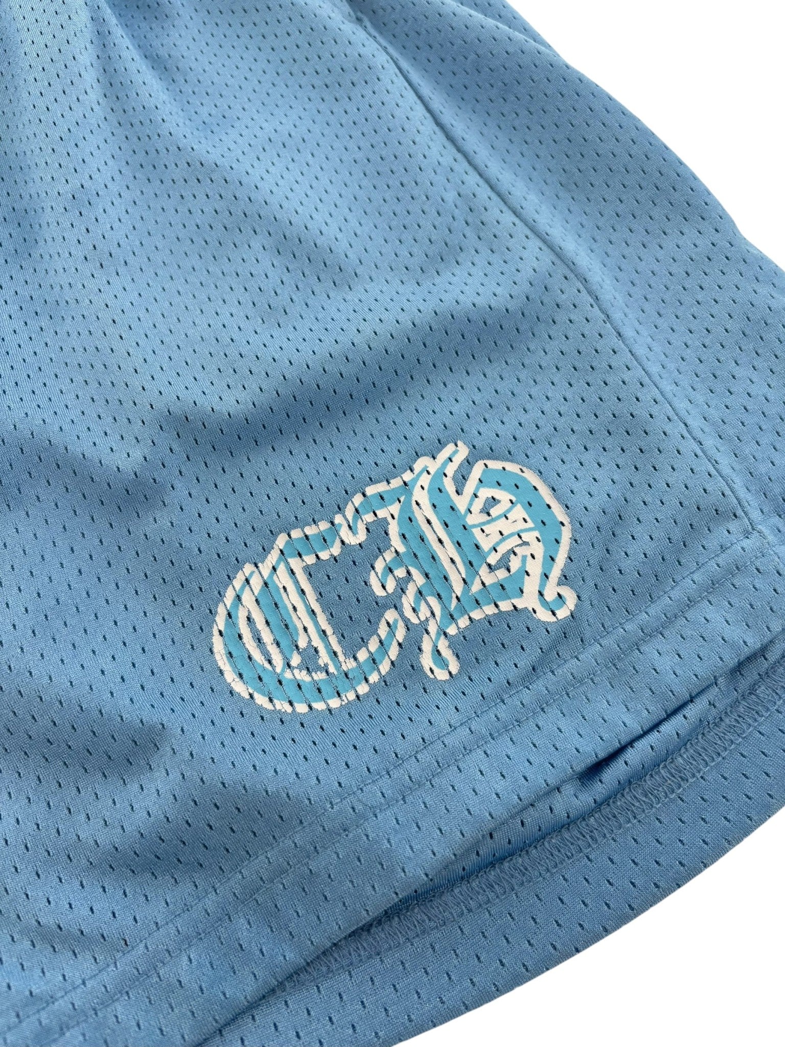 Chrome Hearts Sports Mesh Varsity Shorts Blue