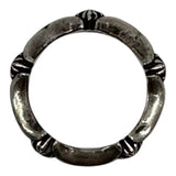 Chrome Hearts Plus & Bone Silver Ring Silver