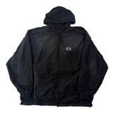 Balenciaga Washed Nylon Tracksuit Jacket Black