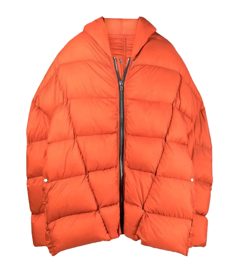 Rick Owens Jumbo Gimp Coat Orange