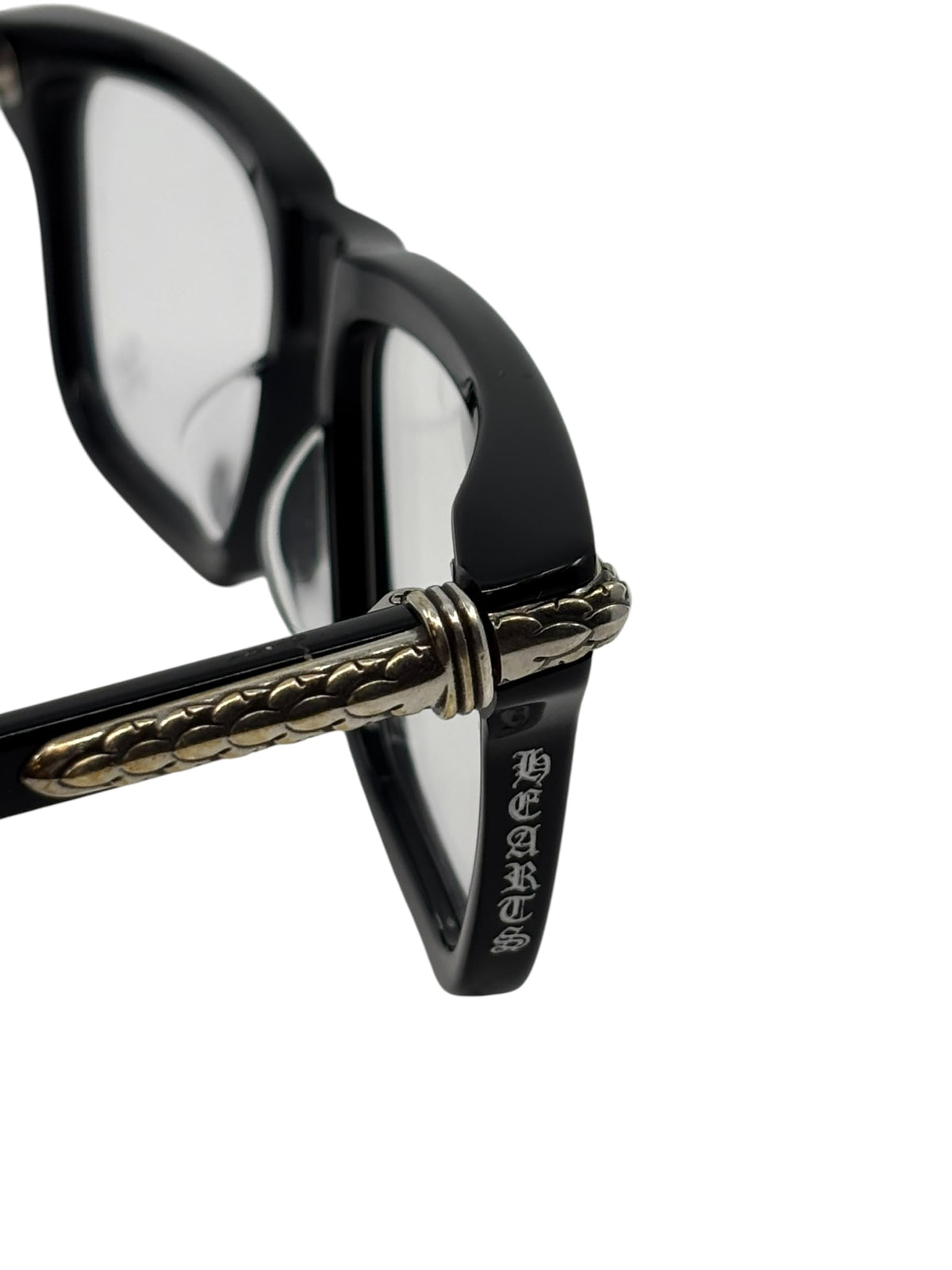 Chrome Hearts Little Dinger Glasses Black Silver