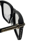 Chrome Hearts Little Dinger Glasses Black Silver