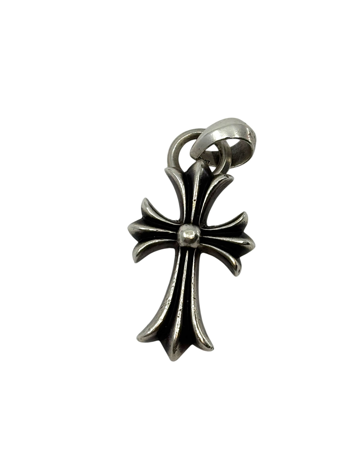 Chrome Hearts 2" Cross Pendant Silver