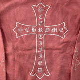 Chrome Hearts x Drake Certified Chrome Hand Dyed Hoodie Red