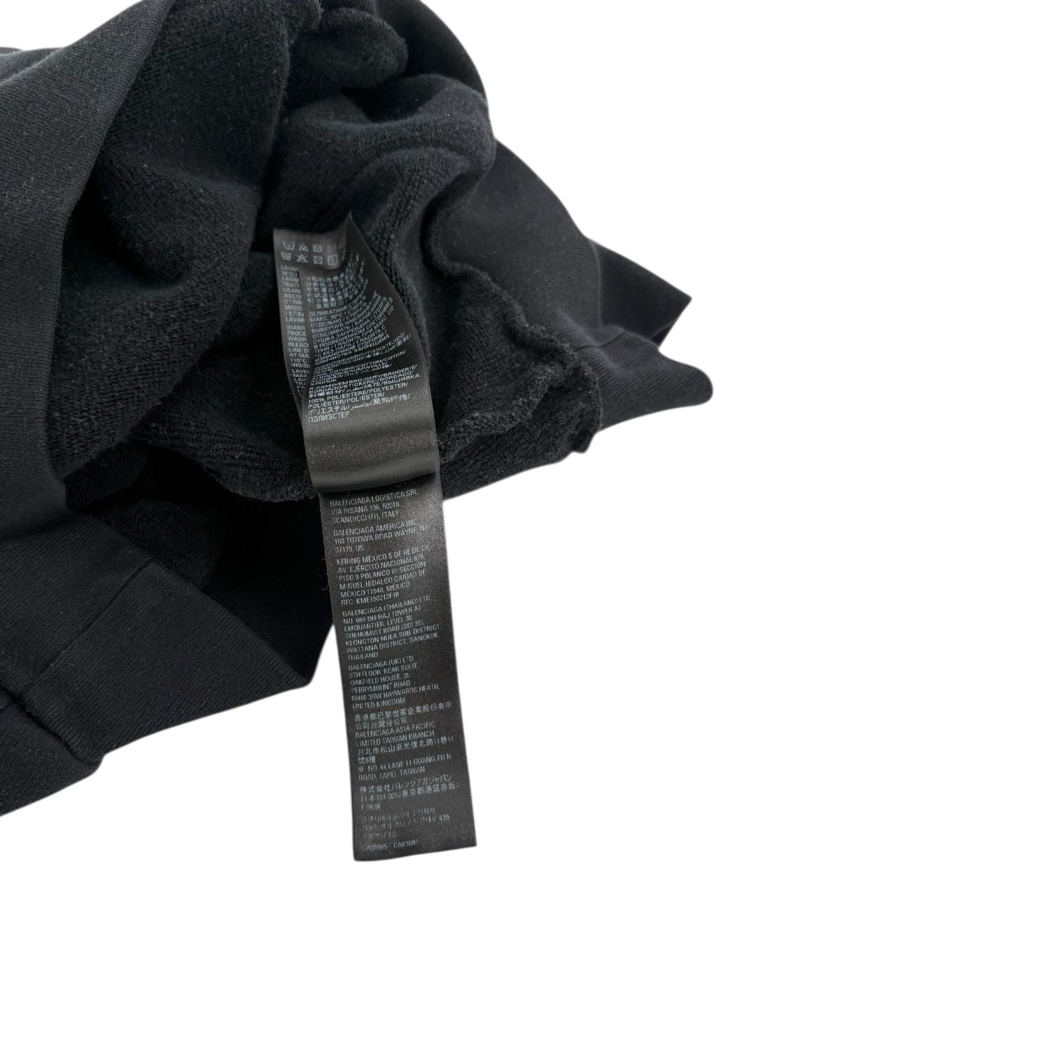 Balenciaga Adidas Hoodie Black