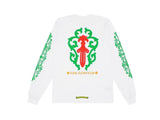 Chrome Hearts Los Angeles Exclusive Christmas Pocket Long-Sleeve White