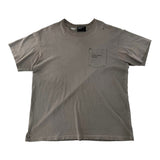 ERD Thrashed Logo Pocket T-Shirt Grey